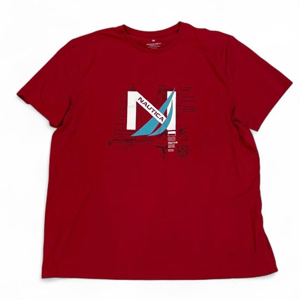 Nautica sail boat graphic tee shirt